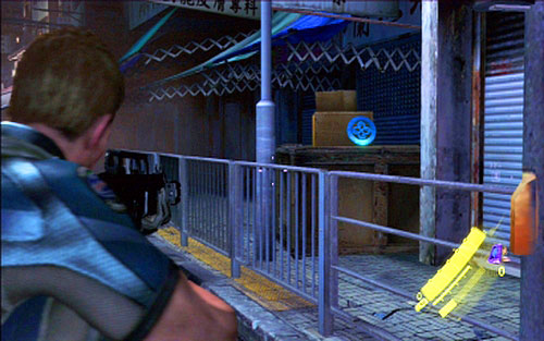 After opening the first red gate, turn left - Chapter III | Emblems - Chris - Emblems - Chris - Resident Evil 6 Game Guide