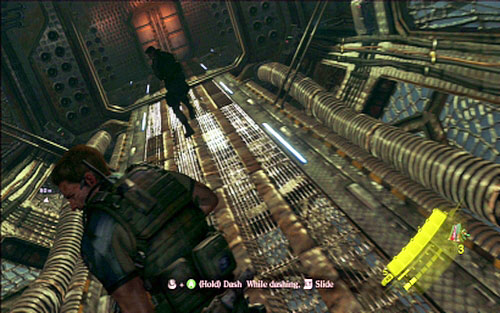 In order to get the third symbol you have to escape through the underwater corridor from powerful B - Chapter V | Emblems - Chris - Emblems - Chris - Resident Evil 6 Game Guide