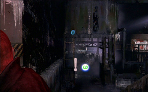 Once you get there, turn the handwheel but do not enter inside - Chapter II | Emblems - Jake - Emblems - Jake - Resident Evil 6 Game Guide