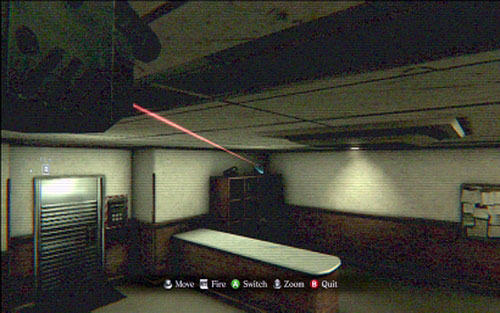 The first emblem can be shot playing as Jake, through the monitoring system located near the coded door - Chapter III | Emblems - Jake - Emblems - Jake - Resident Evil 6 Game Guide