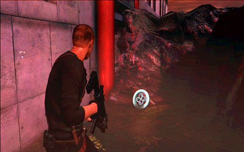 Instead going up the stairs, walk around and youll obtain the last emblem - Chapter III | Emblems - Jake - Emblems - Jake - Resident Evil 6 Game Guide