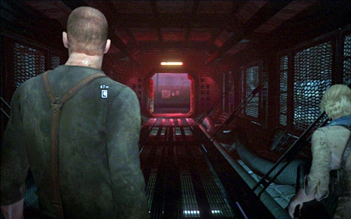 After Ustanak drowns in the lava, climb up the nearby ladder and along with your companion open the door at the end of the sidewalk - Chapter V | Emblems - Jake - Emblems - Jake - Resident Evil 6 Game Guide