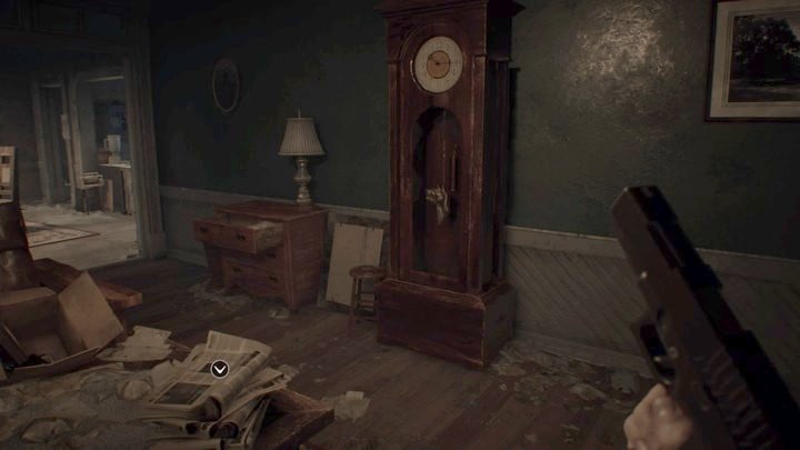 Newspapers lying on the table. - Resident Evil 7: Main House, Basement Map - Secrets - Secrets and Maps - Resident Evil 7 Guide, Walkthrough