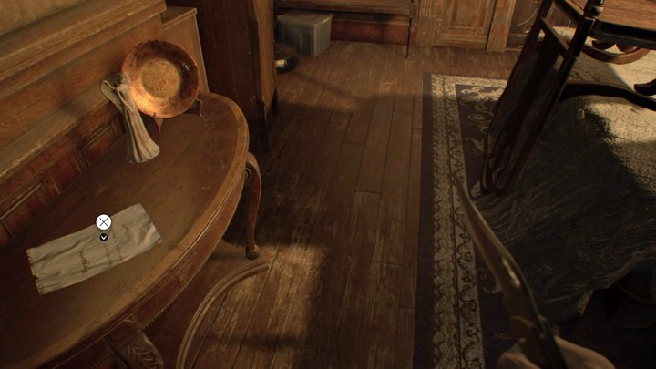 A note in the recreation room. - Resident Evil 7: Main House, Basement Map - Secrets - Secrets and Maps - Resident Evil 7 Guide, Walkthrough