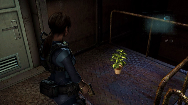 To open the gate, you have to return to the crossroads and turn left - Into the Depths - part III - Episode 1 - Resident Evil: Revelations - Game Guide and Walkthrough