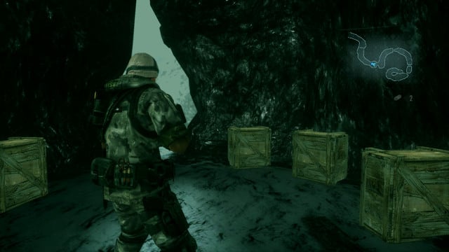 At the end of tunnel you find crates with ammo, decoy and medicament - Double Mystery - part I - Episode 2 - Resident Evil: Revelations - Game Guide and Walkthrough
