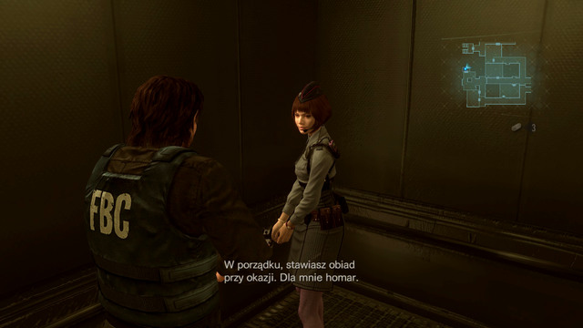 When it dies, push the button and ride up - Ghosts of Veltro - part I - Episode 3 - Resident Evil: Revelations - Game Guide and Walkthrough