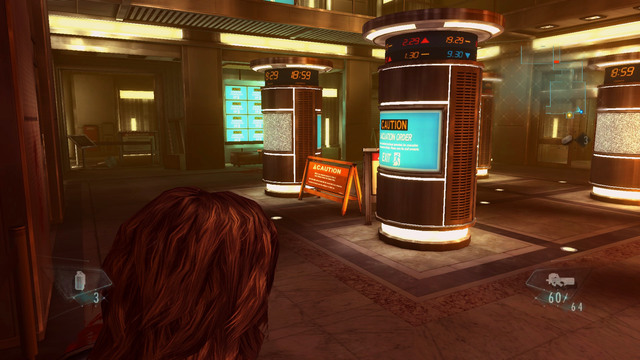 Another corridor takes you to the elevator you were looking for - Ghosts of Veltro - part I - Episode 3 - Resident Evil: Revelations - Game Guide and Walkthrough