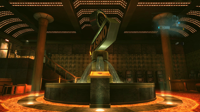 Now you can return to the fountain and press a button nearby - A Nightmare Revisited - Episode 4 - Resident Evil: Revelations - Game Guide and Walkthrough