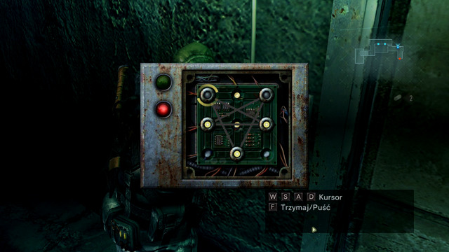Use a tool to unscrew the up of the box and trigger a simple minigame - Secrets Uncovered - part I - Episode 5 - Resident Evil: Revelations - Game Guide and Walkthrough