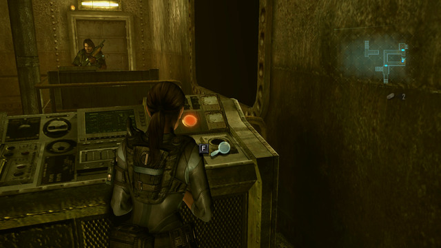 Use it in the machine room, what brings back the power, but also makes the ship starts sinking - Secrets Uncovered - part II - Episode 5 - Resident Evil: Revelations - Game Guide and Walkthrough