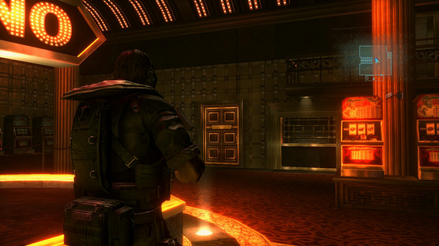 When you get to the casino, approach the room on right from where you can hear a noise pounding - Cat and Mouse - part I - Episode 6 - Resident Evil: Revelations - Game Guide and Walkthrough