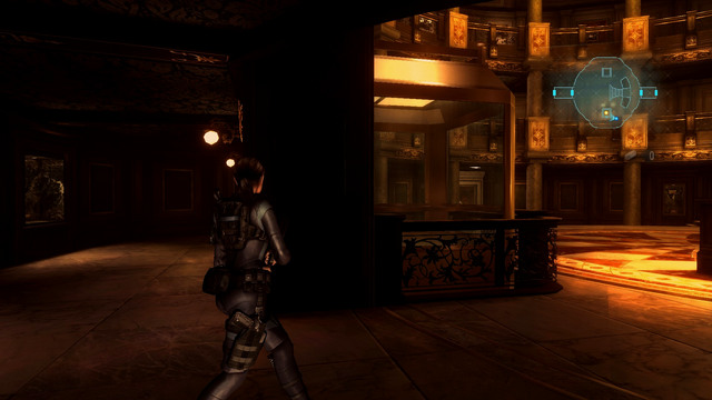 After that head forward until you reach a big, lit hall - Cat and Mouse - part II - Episode 6 - Resident Evil: Revelations - Game Guide and Walkthrough