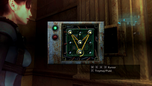 Behind it, you find a blocked elevator which starts working when you complete a short minigame - The Regia Solis - part I - Episode 7 - Resident Evil: Revelations - Game Guide and Walkthrough