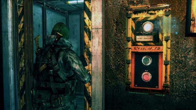 Man will take you to the elevator, which rides you to the supercomputer youre looking for - No Exit - part I - Episode 9 - Resident Evil: Revelations - Game Guide and Walkthrough