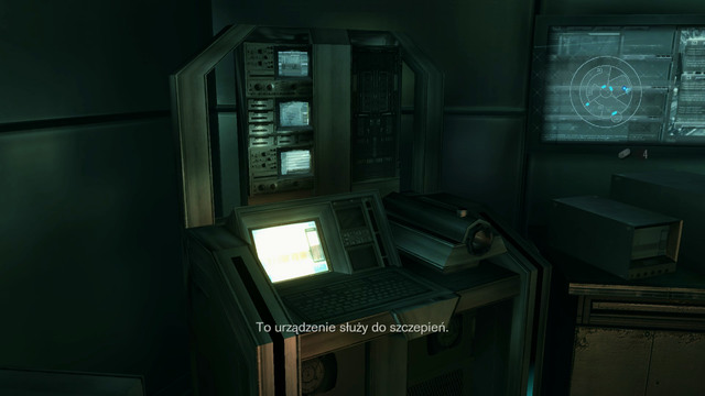 Take the medicament to the special machine and then use it on your character - No Exit - part II - Episode 9 - Resident Evil: Revelations - Game Guide and Walkthrough