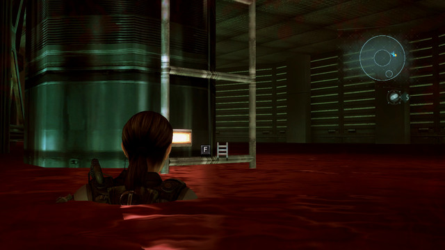 When you emerge, look for a ladder and then climb up - No Exit - part II - Episode 9 - Resident Evil: Revelations - Game Guide and Walkthrough