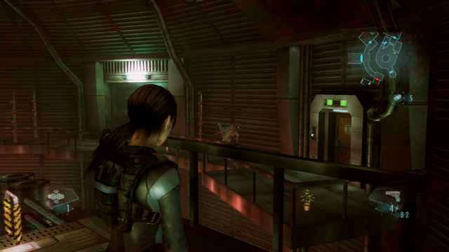 When short cut scene ends, group of enemies start attacking you - No Exit - part II - Episode 9 - Resident Evil: Revelations - Game Guide and Walkthrough