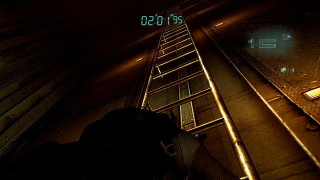 Moving forward you get to a high shaft, where youll be attacked by more mutants - Tangled Webs - part II - Episode 10 - Resident Evil: Revelations - Game Guide and Walkthrough