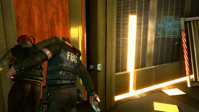 When the area is cleared, help him stand up and enter the room on the left side of corridor - Revelations - part II - Episode 11 - Resident Evil: Revelations - Game Guide and Walkthrough