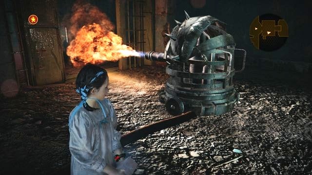 You exit in the room shown in the screenshot - Cross the building | Penal Colony - Barry - Penal Colony - Barry - Resident Evil: Revelations 2 Game Guide