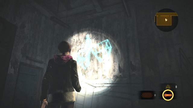 While in the upper part of the prison, you get into a quite big room, where you find a document and a crate to be opened by Moira - Kafka Drawings (Moira) - Penal Colony | Emblems - Episode 1 - Penal Colony - Tower Emblems - Resident Evil: Revelations 2 Game Guide