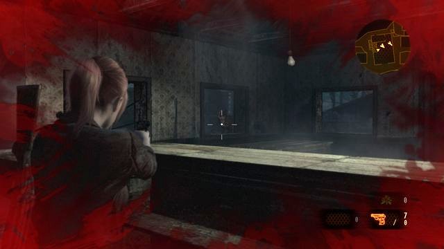 Use the pistol to shoot at the enemies that are still outside and leave the shotgun for close quarters. - Disable the alarm | Contemplation - Claire - Contemplation - Claire - Resident Evil: Revelations 2 Game Guide