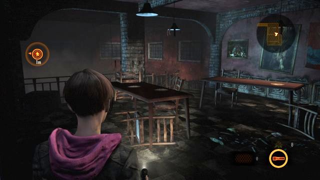 In the corner of the bigger one, you find a crate, whereas downstairs, there are three opponents. - Go to the tower | Contemplation - Claire - Contemplation - Claire - Resident Evil: Revelations 2 Game Guide