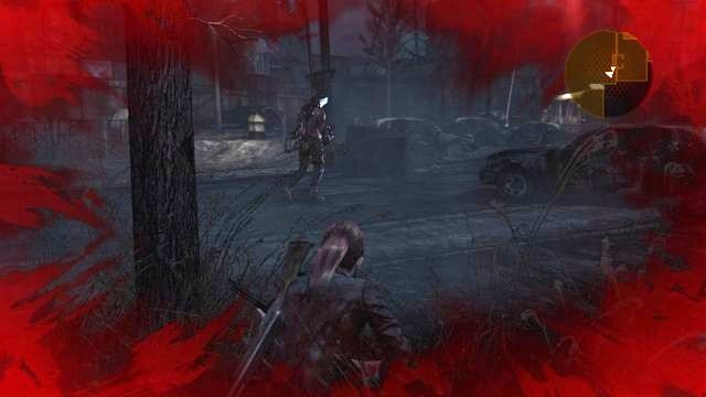 Wait for a bit more, for the opportunity to get the opponent from behind. - Go to the tower | Contemplation - Claire - Contemplation - Claire - Resident Evil: Revelations 2 Game Guide