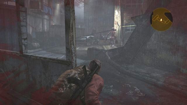 Eliminate the first opponent silently - the other one is, unfortunately, not as easy a job. - Go to the tower - cont. | Contemplation - Barry - Contemplation - Barry - Resident Evil: Revelations 2 Game Guide