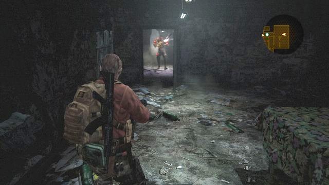 The long straight is a perfect spot to observe the opponent and to avoid his charges. - Go to the tower - Mutant Pedro | Contemplation - Barry - Contemplation - Barry - Resident Evil: Revelations 2 Game Guide