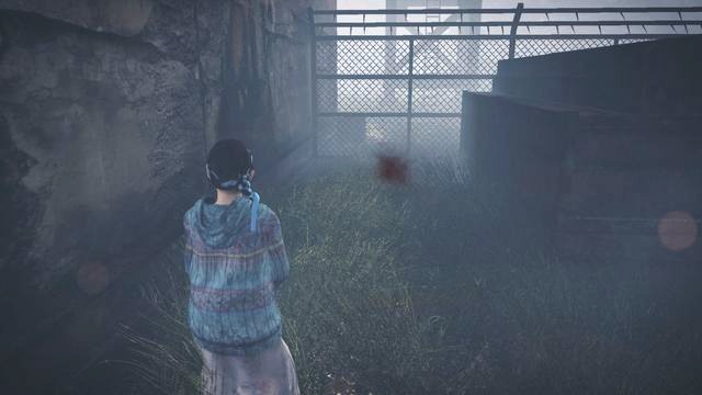 Soon after the game starts, return across the building behind your back, towards the bridge and approach the fence - Insect larvae (Natalie) - Contemplation | Emblems - Episode 2 - Contemplation - Tower emblems - Resident Evil: Revelations 2 Game Guide