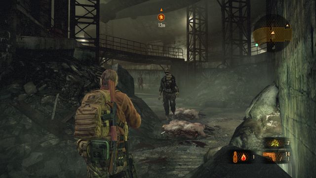 Watch out for the dogs behind this gate. - Leave the sewers - Sluice gates | Judgement - Barry - Judgement - Barry - Resident Evil: Revelations 2 Game Guide