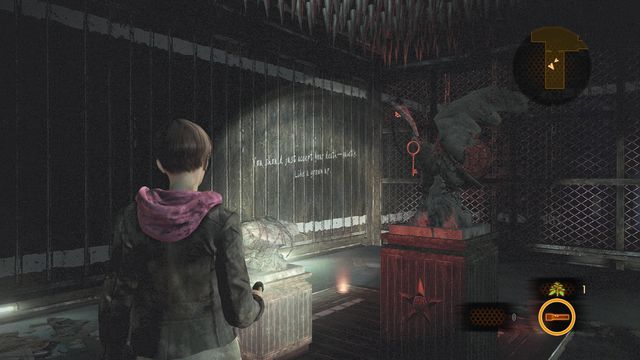 In the first Factory, on the first floor - in the hawk room - Judgement - Claire | Documents - Episode 3 - Judgement - Documents - Resident Evil: Revelations 2 Game Guide