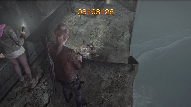 Keep going down - Run from the monument - countdown | Metamorphosis - Claire - Metamorphosis - Claire - Resident Evil: Revelations 2 Game Guide
