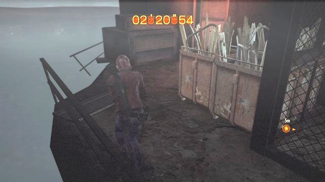 ... and as Claire unlock the passage for Moira. - Run from the monument - countdown | Metamorphosis - Claire - Metamorphosis - Claire - Resident Evil: Revelations 2 Game Guide