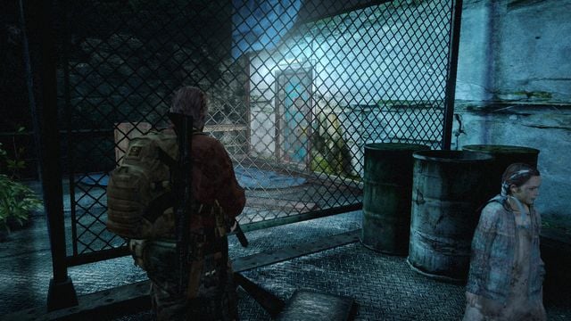 Shoot the lock, it will allow Natalie to run away and lure enemies for Barry. - Go to the top of the cliff | Metamorphosis - Barry - Metamorphosis - Barry - Resident Evil: Revelations 2 Game Guide
