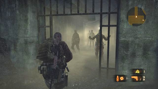 You must quickly kill enemies or make few dodges to avoid being captured. - Follow Alex underground | Metamorphosis - Barry - Metamorphosis - Barry - Resident Evil: Revelations 2 Game Guide