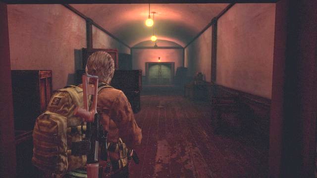 Door that lead to secret laboratory. - Find Alex | Metamorphosis - Barry - Metamorphosis - Barry - Resident Evil: Revelations 2 Game Guide