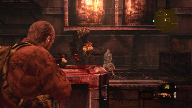 Last enemy is a hard opponent - during battle remember to keep distance. - Find Alex - continuing after finding Emblem key | Metamorphosis - Barry - Metamorphosis - Barry - Resident Evil: Revelations 2 Game Guide