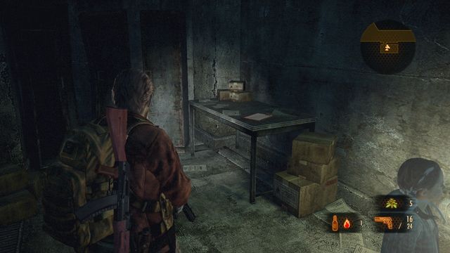 Just after you ride down to the mine, in first tunnel on the left, in a small room (you will find map here as well) - Metamorphosis - Barry | Documents - Episode 4 - Metamorphosis - Documents - Resident Evil: Revelations 2 Game Guide