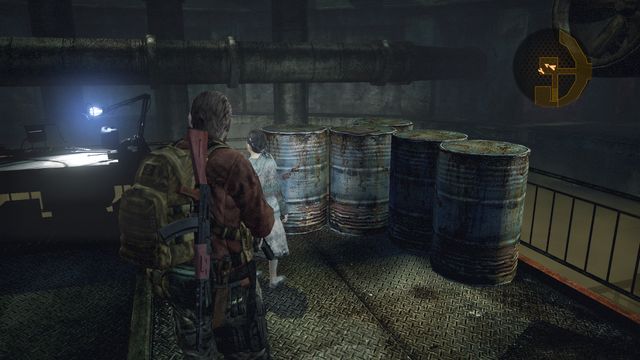 After entering the main part of the mine, where you must activate ventilation and find the key to the elevator, on the barrels, next to the weapon upgrade table - Metamorphosis - Barry | Documents - Episode 4 - Metamorphosis - Documents - Resident Evil: Revelations 2 Game Guide