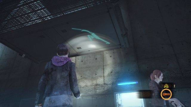 First drawing can be found above the door ahead from the elevator (quickly after the beginning of episode), on the bottom of the balcony - Kafka Drawings (Moira) - Metamorphosis | Emblems - Episode 4 - Metamorphosis - Tower emblems - Resident Evil: Revelations 2 Game Guide