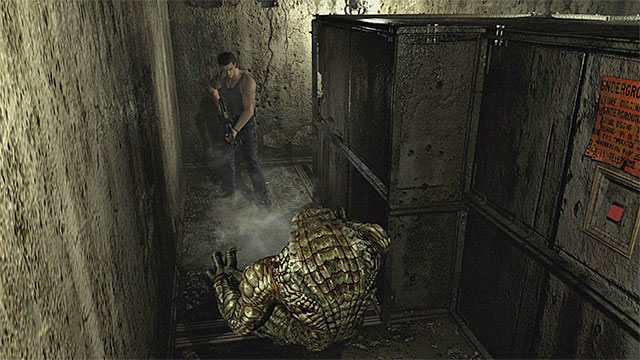 Use the launcher to kill the hunters - Exploring the testing area | Training Facility Basement Walkthrough - Training Facility Basement - Resident Evil Zero HD Game Guide & Walkthrough