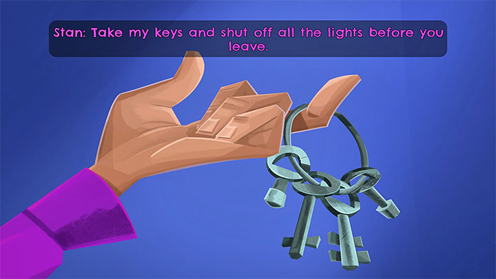 You will find yourself in an alley-like location at the back of the High Street on Melee Island - Return to Monkey Island: Opening the chest and ending Chapter 5 - walkthrough - Part 5 - Beneath the Monkey Head - Return to Monkey Island Walkthrough