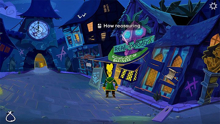 This is one of the tasks that you will receive after meeting the Quartermaster at LeChuck's ship - Return to Monkey Island: Get a disguise - walkthrough - Part 1 - A Friendly Place - Return to Monkey Island Walkthrough