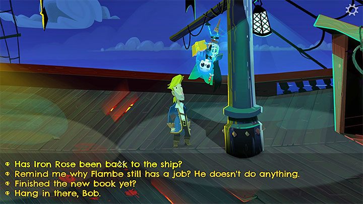 Return to Guybrush's ship and travel to LeChuck's Ship - this time you can board it without being thrown overboard - Return to Monkey Island: Wideys Golden Key - walkthrough - Part 4 - Things Get Complicated - Return to Monkey Island Walkthrough