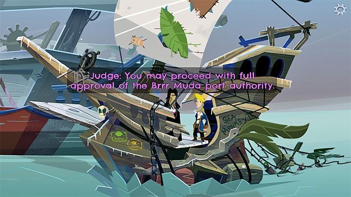 Brrr Muda Island is the name of an icy island in the northern part of the archipelago - Return to Monkey Island: Brrr Muda Island Golden Key - walkthrough - Part 4 - Things Get Complicated - Return to Monkey Island Walkthrough