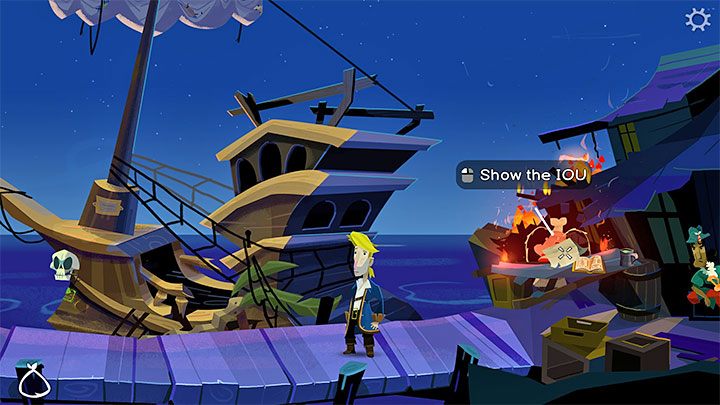 Travel to the ruins of Scumm Bar in the docks - Return to Monkey Island: Brrr Muda Island Golden Key - walkthrough - Part 4 - Things Get Complicated - Return to Monkey Island Walkthrough