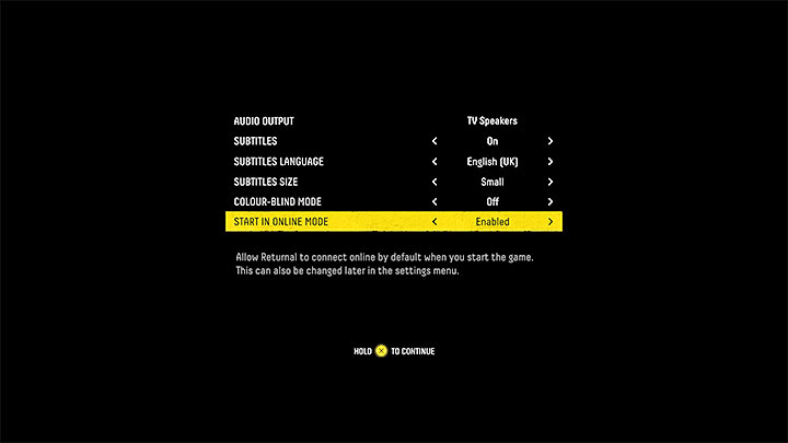 The most important information is that Returnal does not have any multiplayer modes - Returnal: Multiplayer & social features - Basics - Returnal Guide